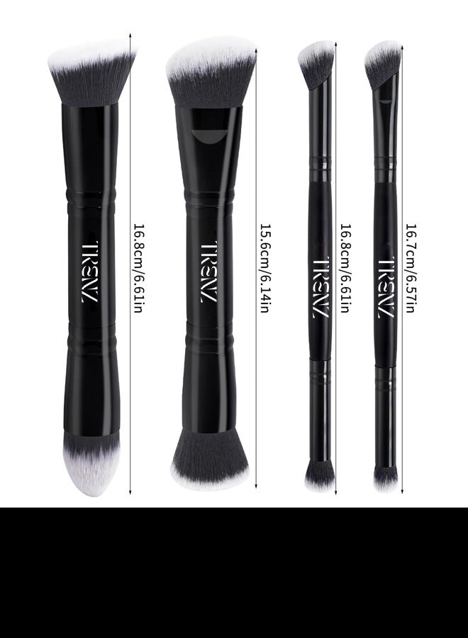 ترنز مجموعة من اربع فرش مكياج مزدوجة الجانب من ترنز - S02 - Image 4